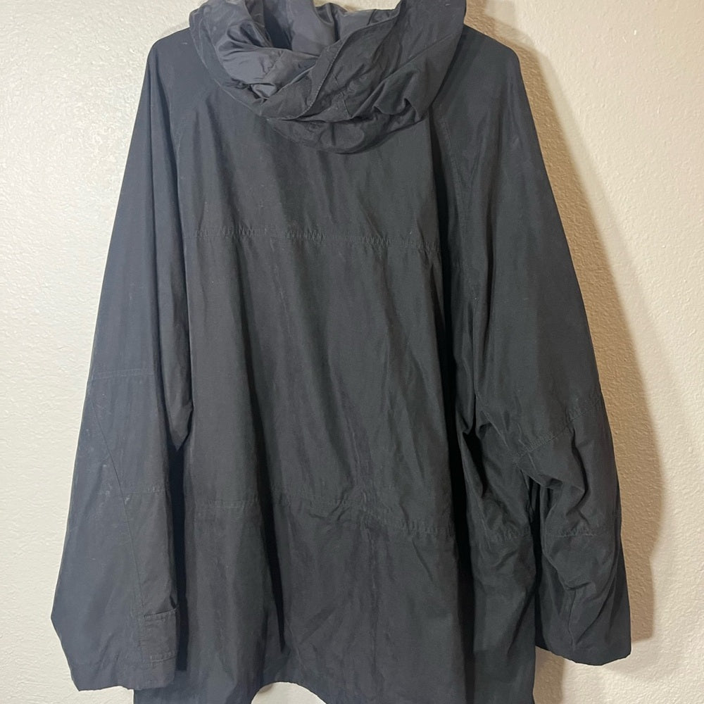 Eddie Bauer Men's Black Raincoat
