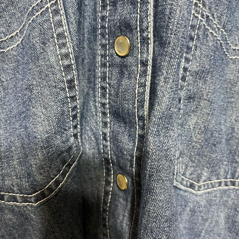 Levi's Blue and Gray Plaid Sliver Tab Shirt