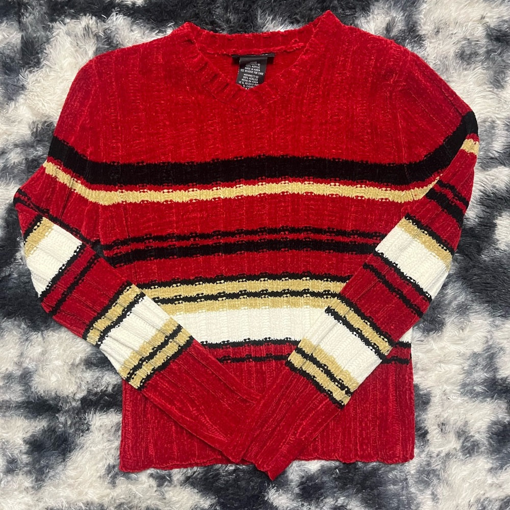 No Boundaries Vibrant Red Sweater