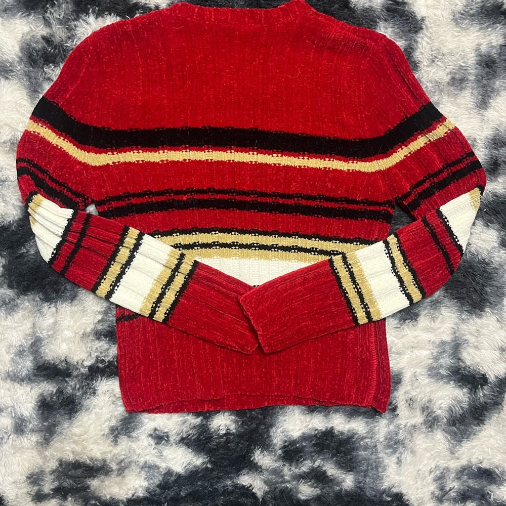 No Boundaries Vibrant Red Sweater
