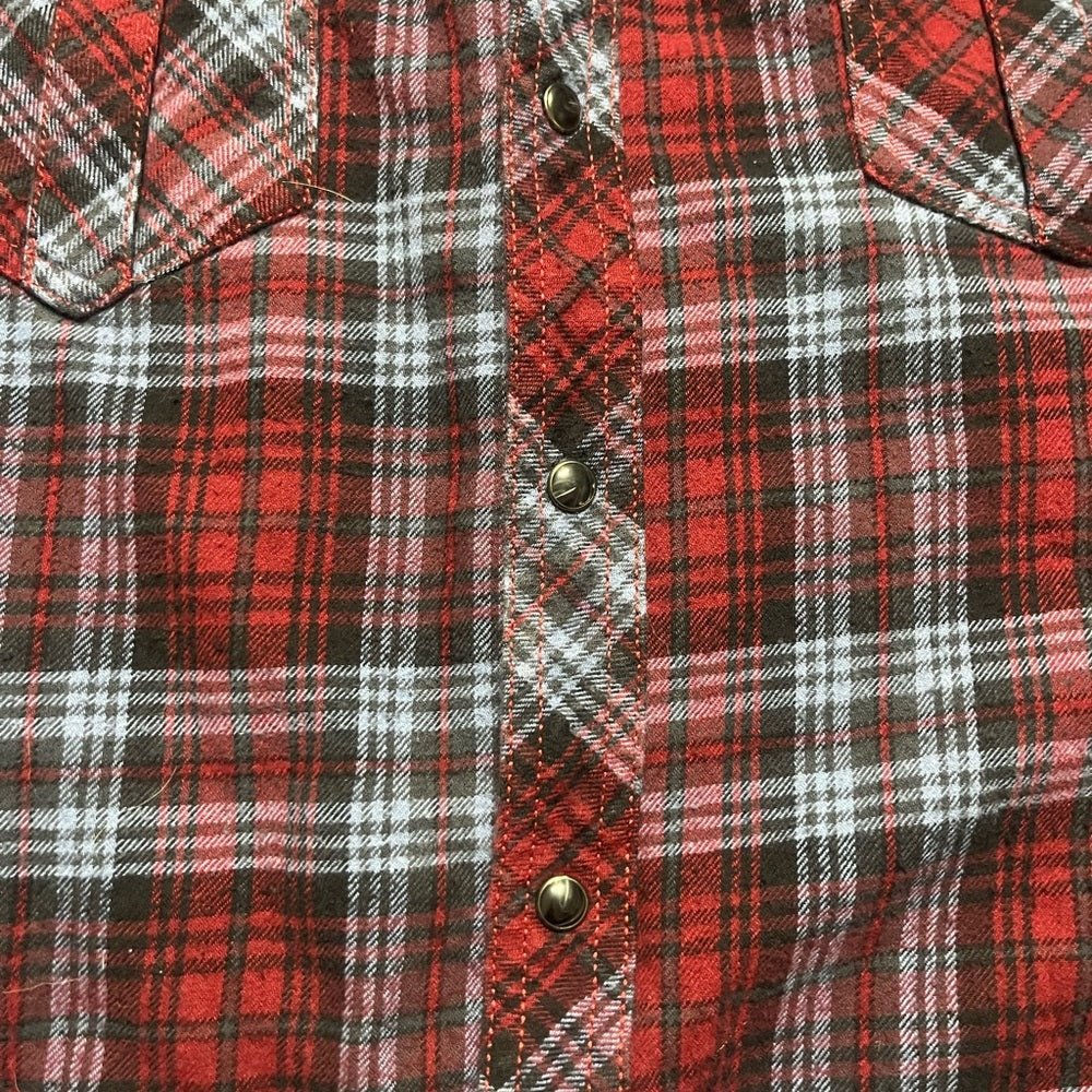 Classic Red and Blue Plaid Men's Shirt