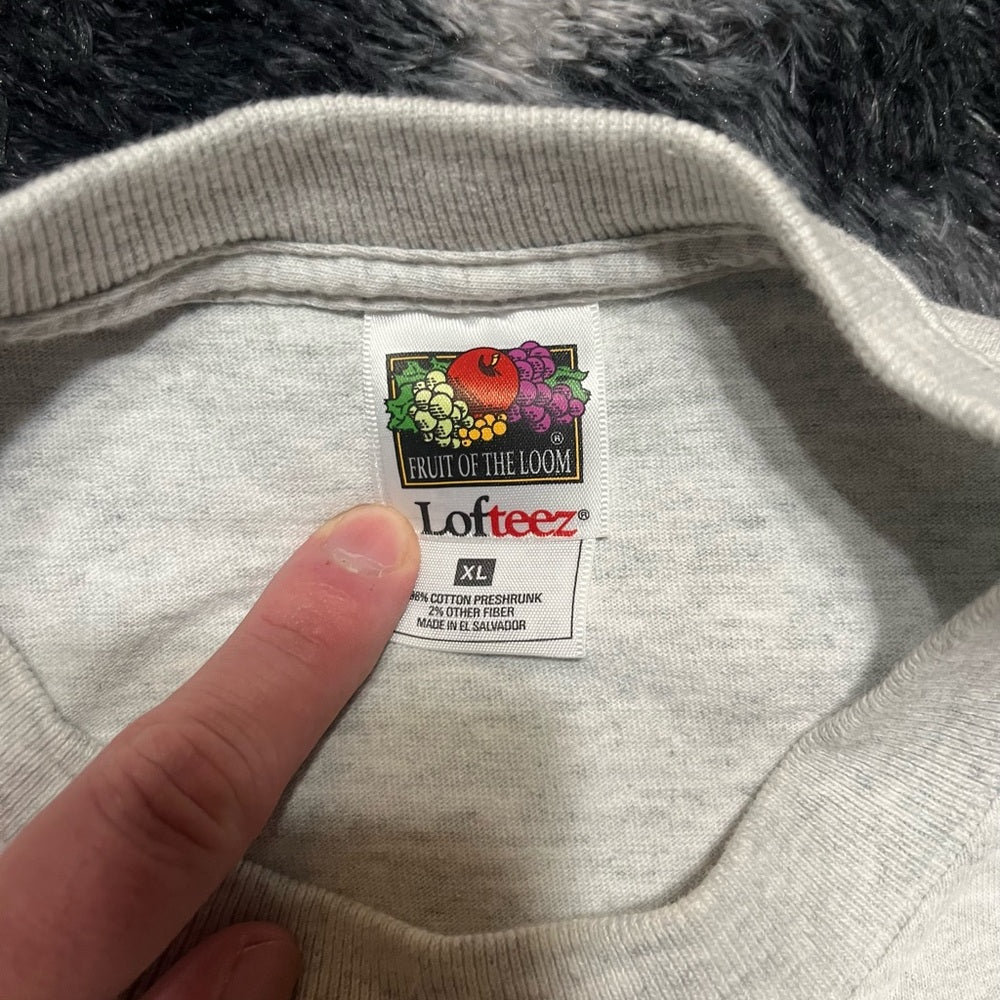 Light Gray Cotton “I don’t fear work” T-Shirt