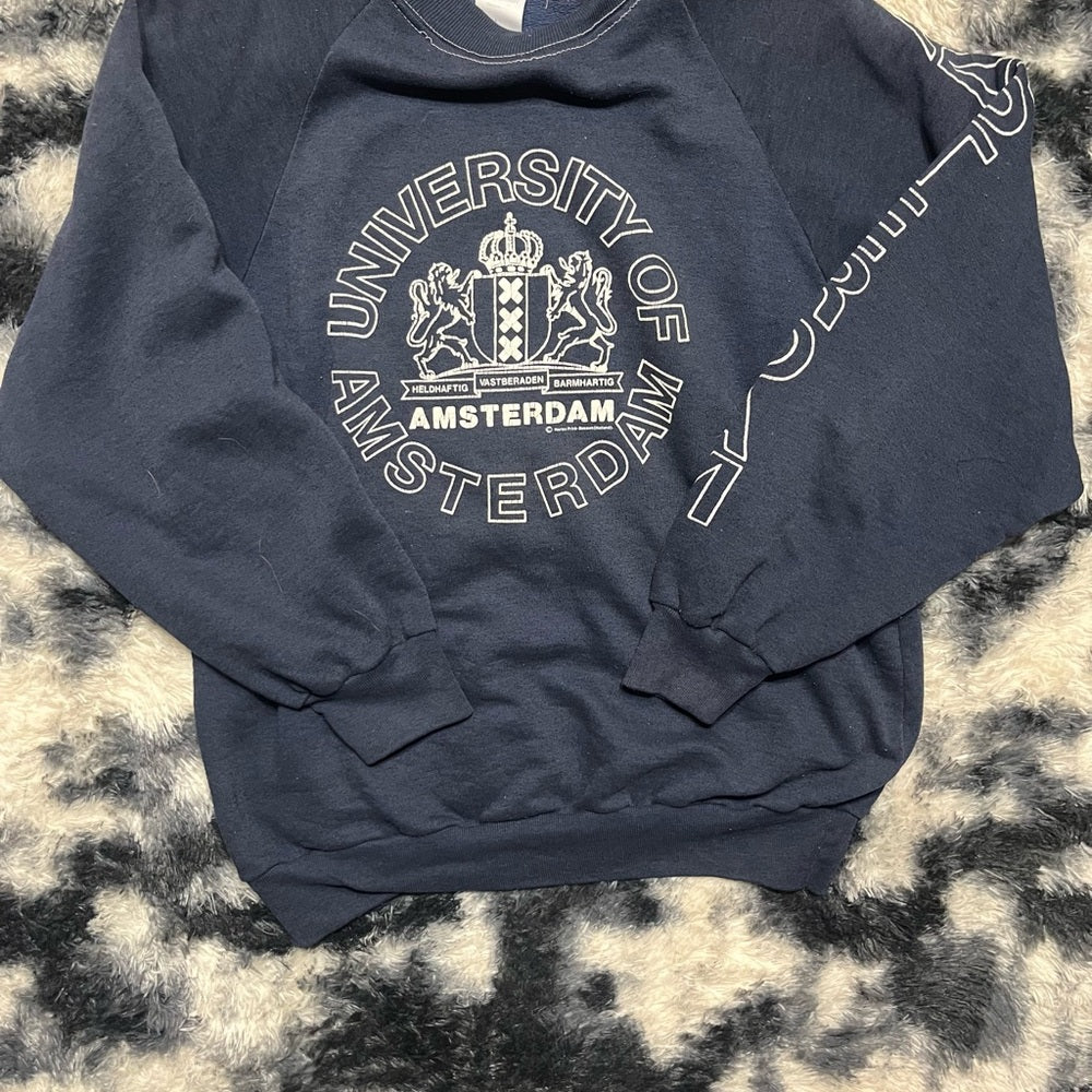University of Amsterdam Navy Crewneck Sweater