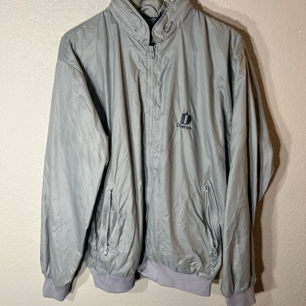 Vintage Gray Men's Windbreaker
