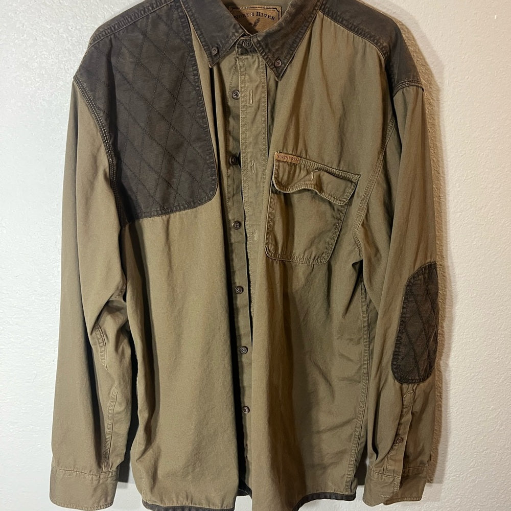 Men's Tan Patch Jacket