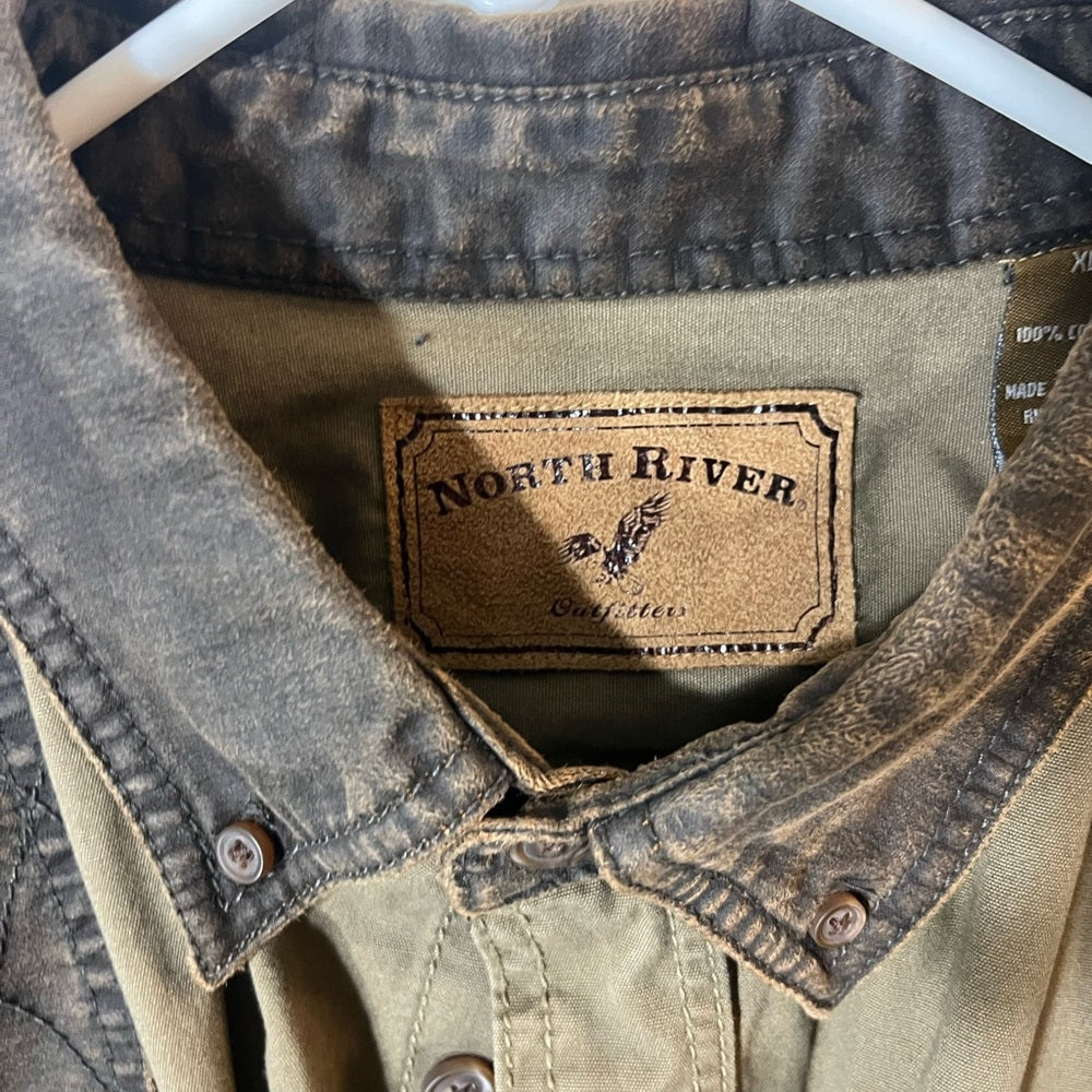 Men's Tan Patch Jacket