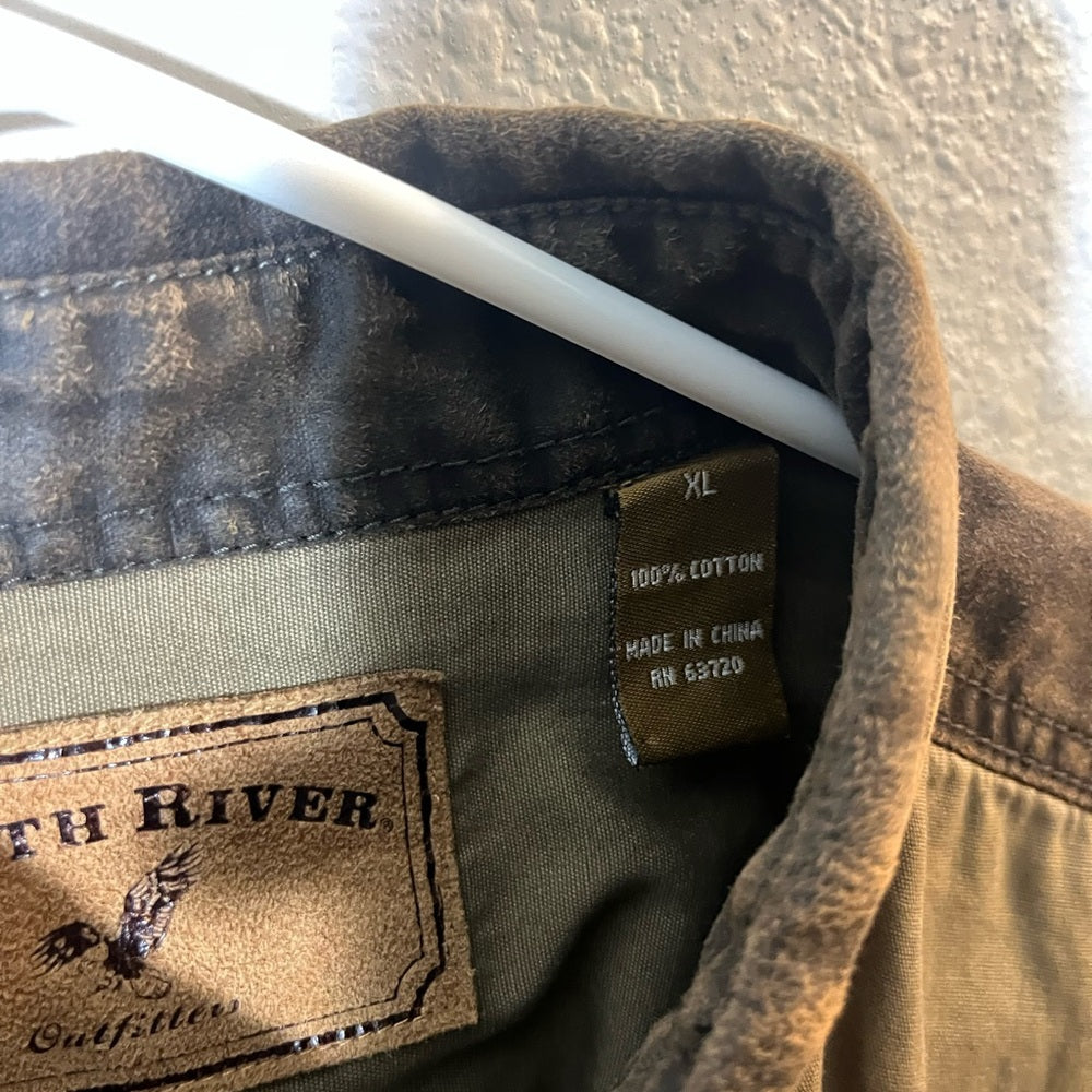 Men's Tan Patch Jacket