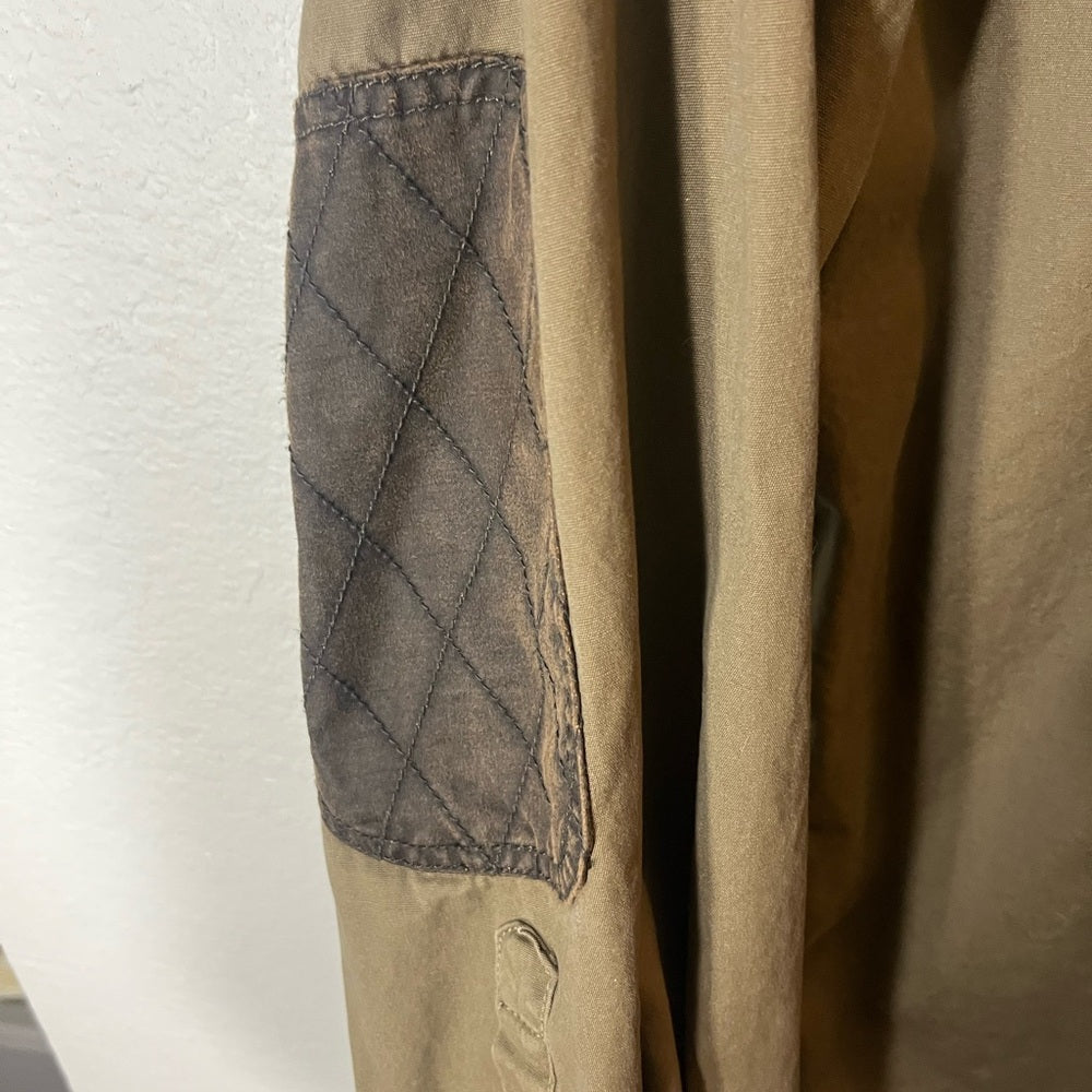 Men's Tan Patch Jacket