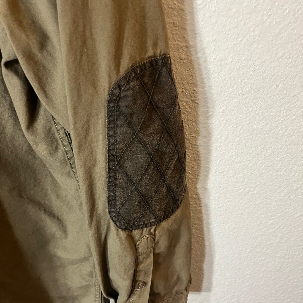 Men's Tan Patch Jacket