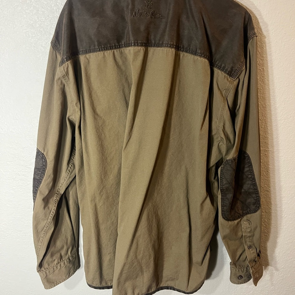 Men's Tan Patch Jacket