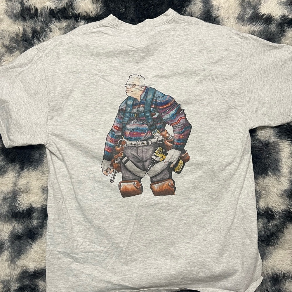 Gildan Light Gray 'Hey #1' Men's T-Shirt
