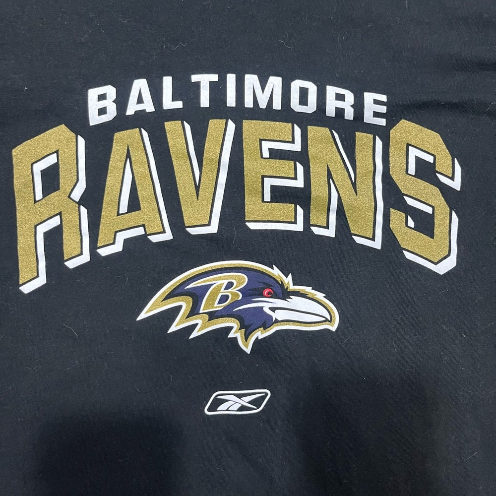 Reebok Black and Gold Baltimore Ravens Tee