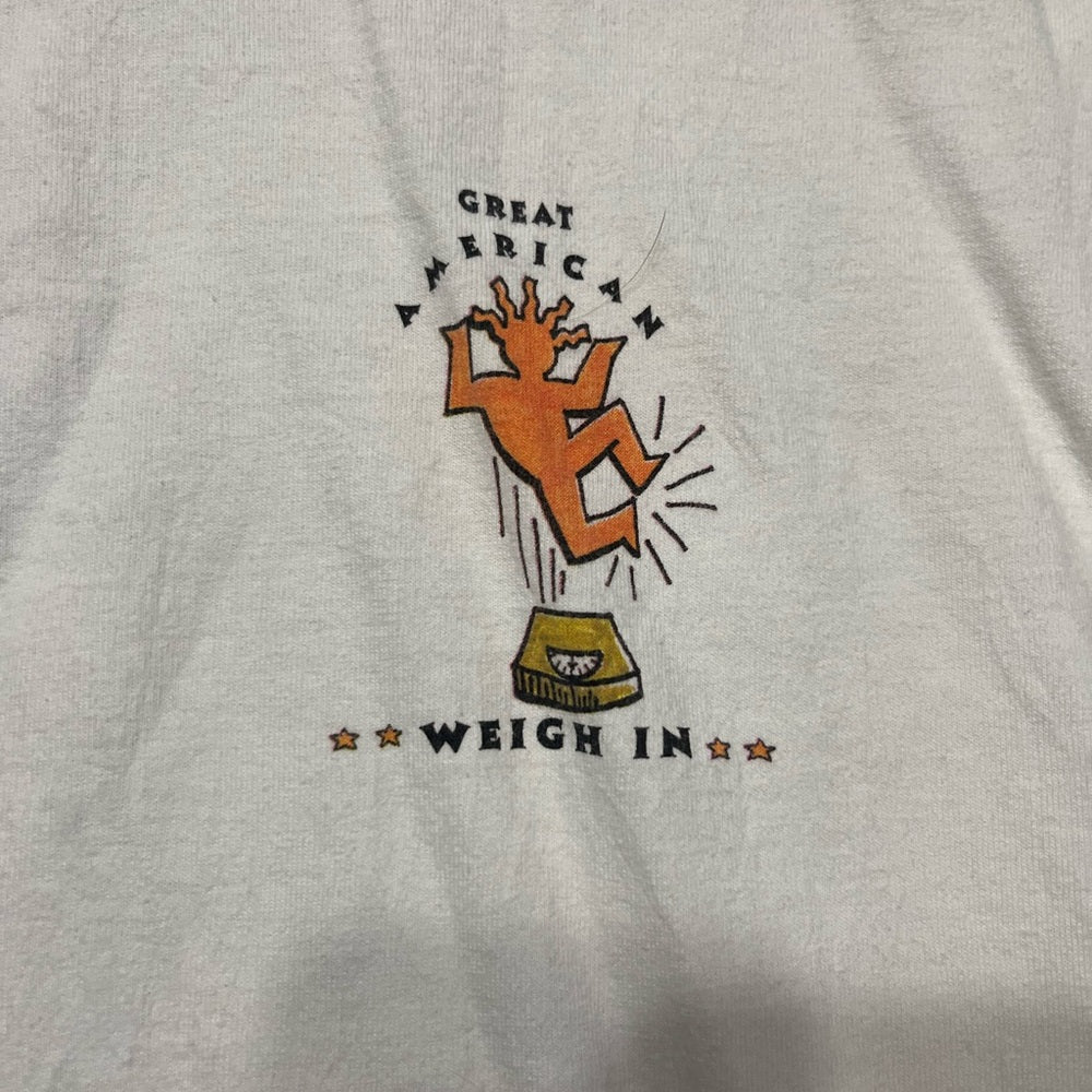 Vintage White Weight Watchers graphic tee