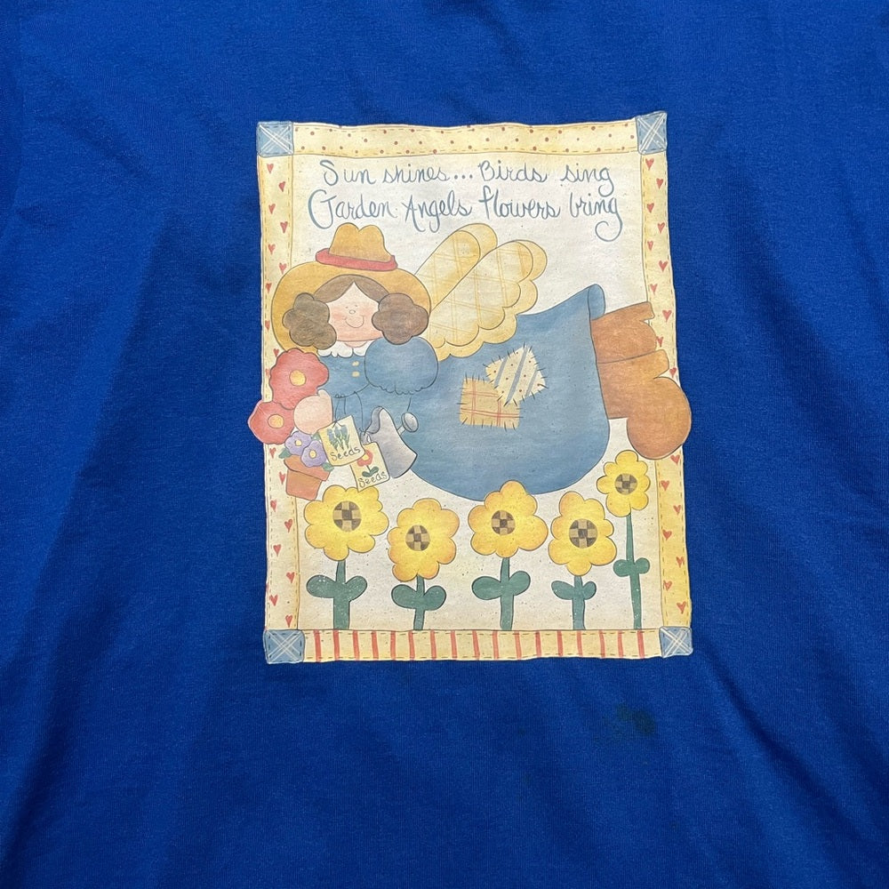 Jerzees Blue Graphic Short Sleeve Tee