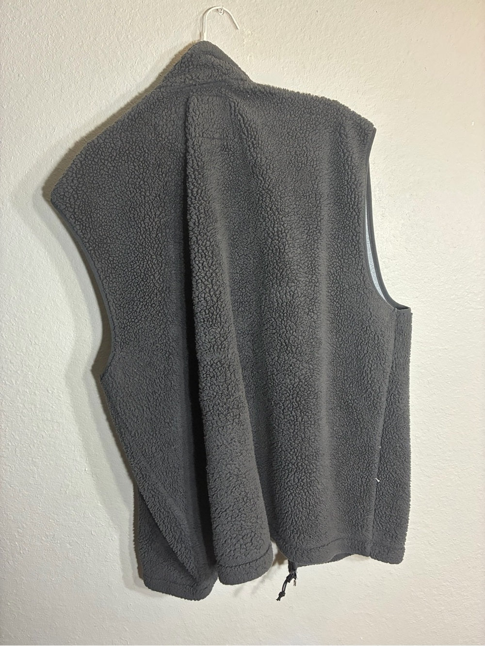 St. John's Bay Dark Gray Sherpa Fleece Vest