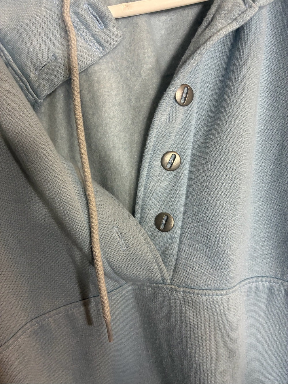 Vintage Light Blue Pullover Fleece Sweater