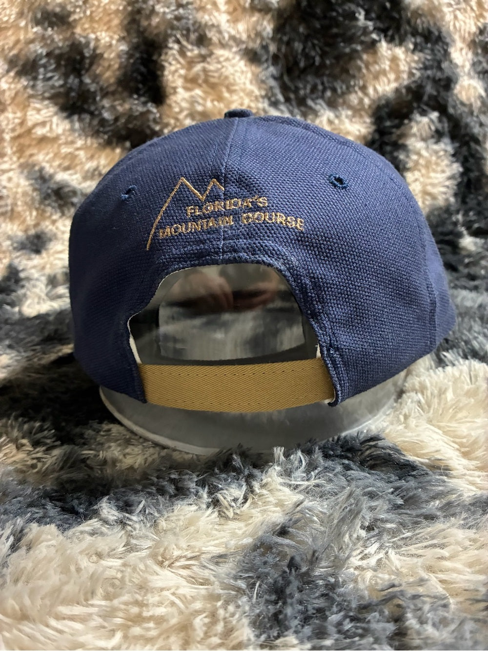 Ravines Golf Navy and Tan SnapBack