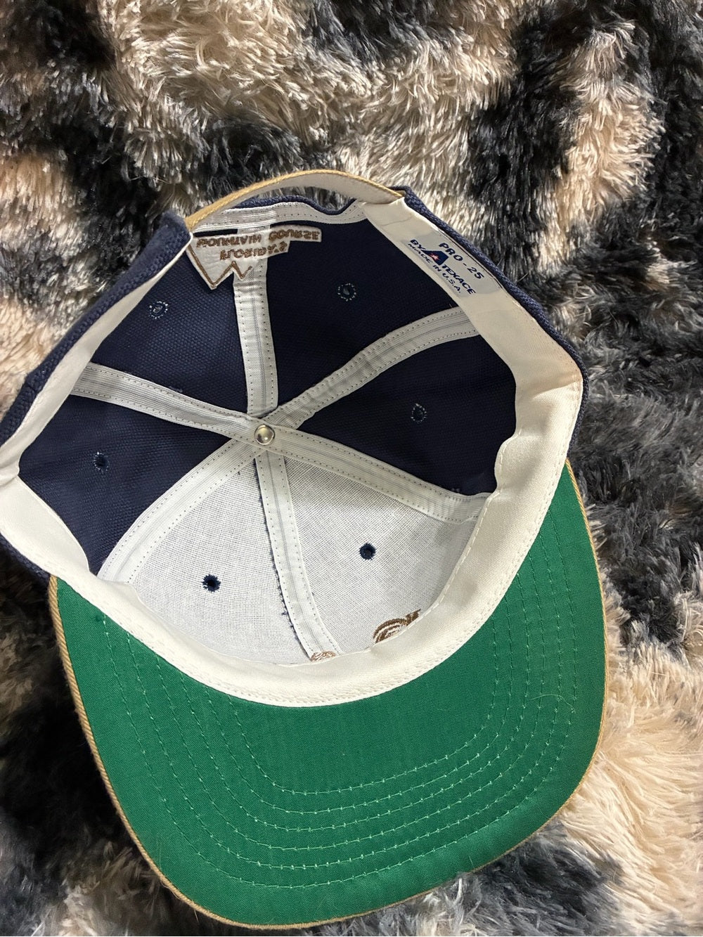 Ravines Golf Navy and Tan SnapBack