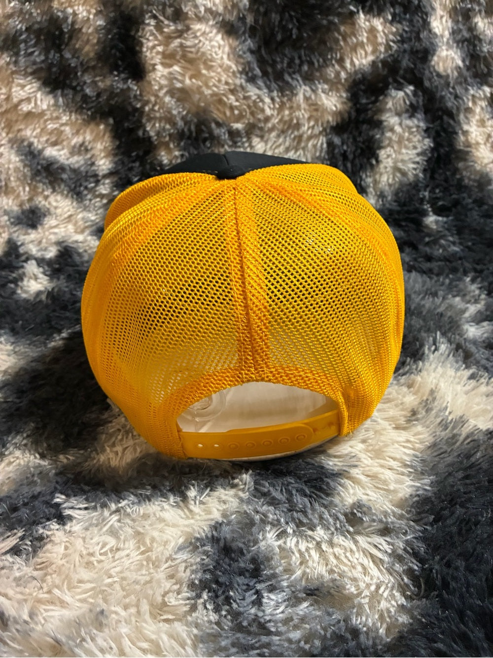 Vintage Black & Yellow Trucker Hat