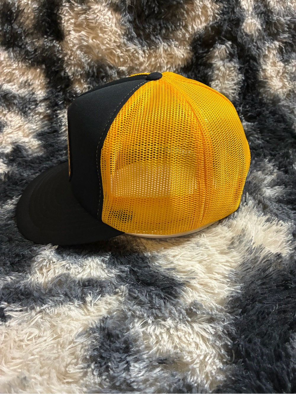 Vintage Black & Yellow Trucker Hat