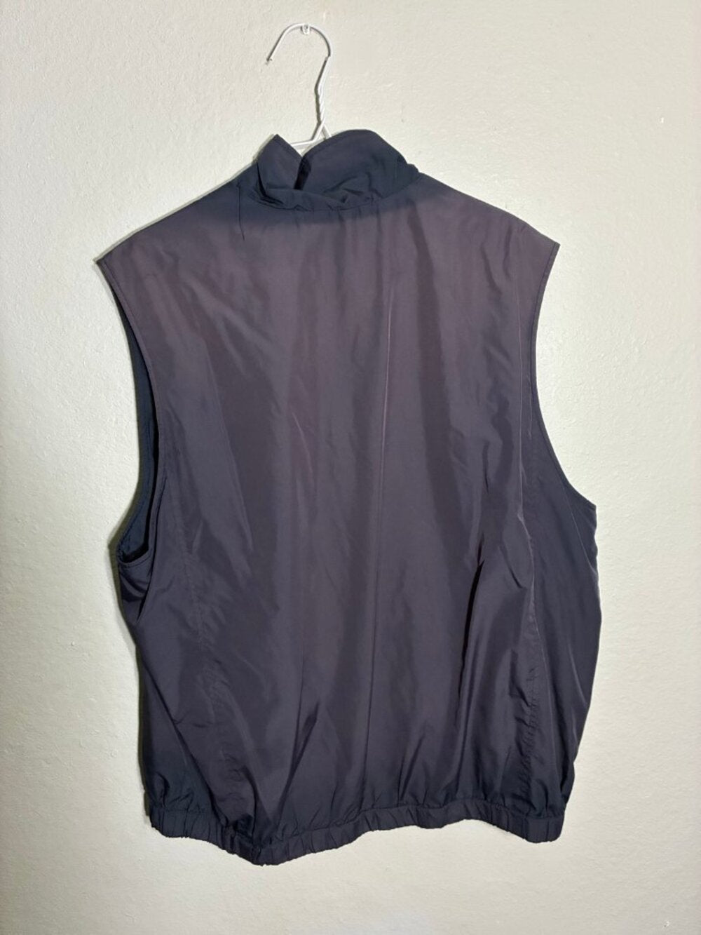 Dockers Golf Vest Mens Large Navy Blue Full Zip Windbreaker Vest