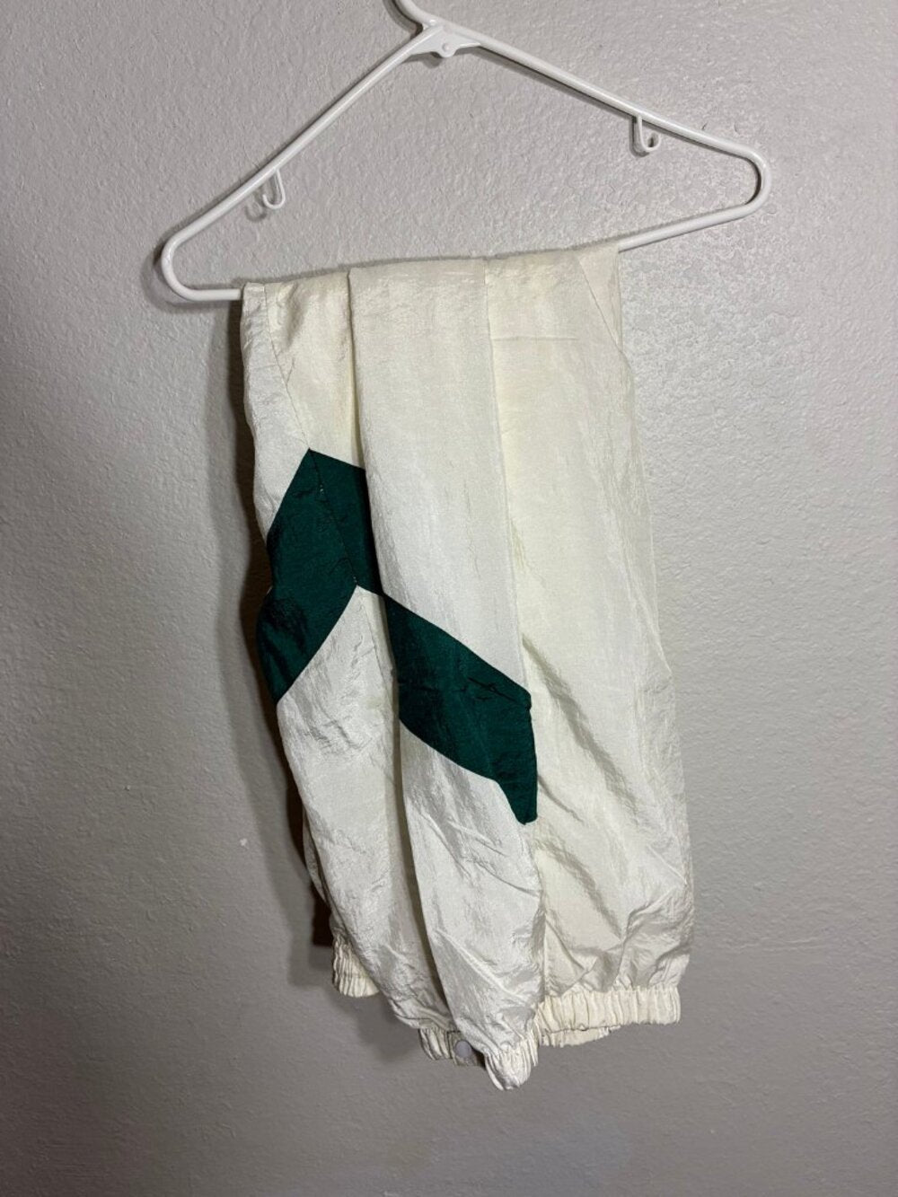 Wimbledon Vintage Tracksuit 2 Piece Set Mens XL White Purple Green 90s Tennis