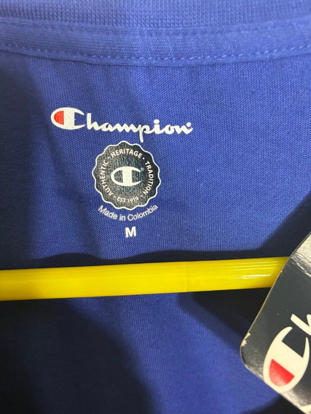 Champion NWT Duke Blue Devils Women's V-Neck T-Shirt Blue M