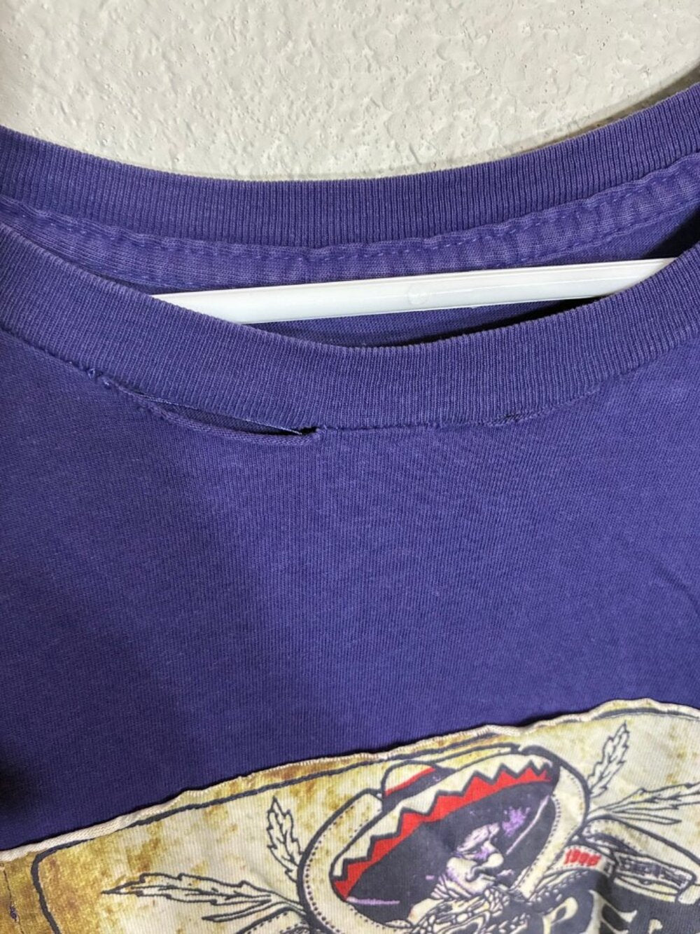 Cremieux Vintage Big Pepe's Red Hot Tequila T-Shirt Purple XXL