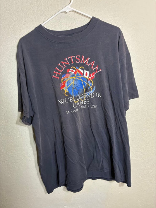 Anvil Vintage Huntsman World Senior Games T-Shirt Navy XL